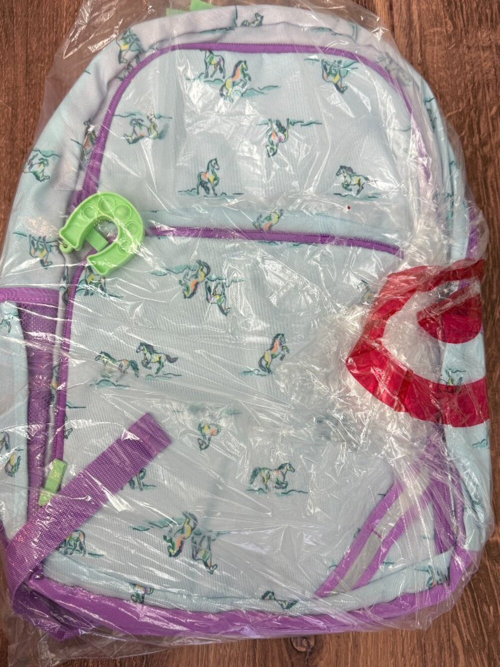 Cat & Jack NWT Horse Backpack Purple 17" School Laptop Bookbag